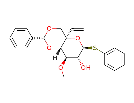 phenyl 4,6-O-benzylidene-3-O-methyl-5-C-vinyl-1-thio-β-D-glucopyranoside