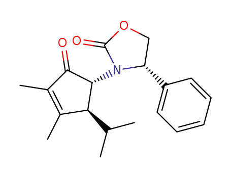 (S)-3-[(1R,2S)-2-isopropyl-3,4-dimethyl-5-oxocyclopent-3-en-1-yl]-4-phenyloxazolidin-2-one