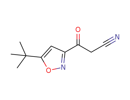 Molecular Structure of 1423915-00-7 (3-(5-tert-butylisoxazol-3-yl)-3-oxo-propionitrile)