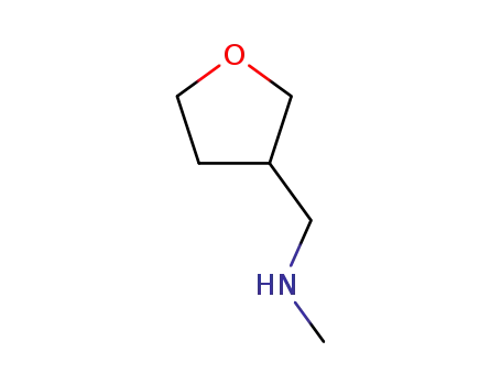 Molecular Structure of 7179-93-3 (N-METHYL-(TETRAHYDROFURAN-3-YLMETHYL)AMINE)