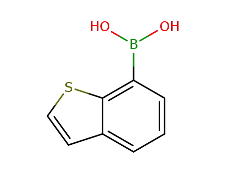 Molecular Structure of 628692-17-1 (1-Benzothien-7-ylboronic acid)