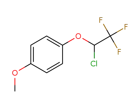 Molecular Structure of 1415703-71-7 (1-(1-chloro-2,2,2-trifluoroethoxy)-4-methoxybenzene)