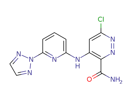 4-(6-(2H-1,2,3-triazol-2-yl)pyridin-2-ylamino)-6-chloropyridazine-3-carboxamide