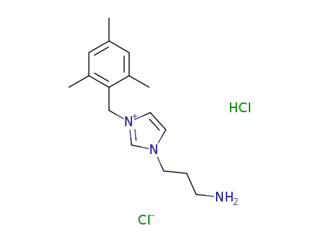 1-[(2,4,6-trimethylphenyl)methyl]-3-(3-aminopropyl)imidazolium chloride hydrochloride