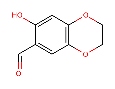 1,4-Benzodioxin-6-carboxaldehyde, 2,3-dihydro-7-hydroxy-