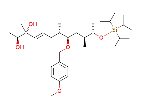 (2S,3R,7S,8R,10S,11S,E)-8-(4-methoxybenzyloxy)-3,7,10-trimethyl-11-(triisopropylsilyloxy)dodec-4-ene-2,3-diol