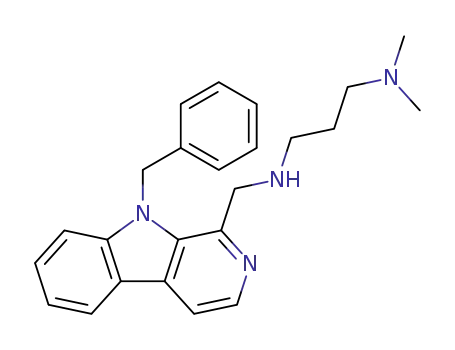 1-[N-(3-dimethylamino-propyl)-aminomethyl]-9-benzyl-β-carboline