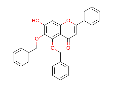 5,6-bis(benzyloxy)-7-hydroxy-2-phenyl-4H-1-benzopyran-4-one