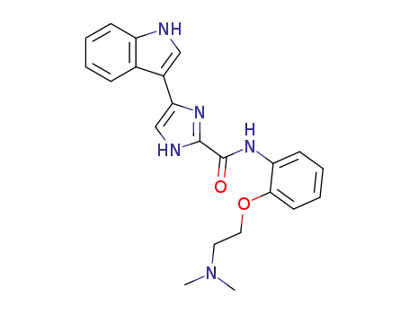 N-[2-[2-(dimethylamino)ethoxy]phenyl]-4-(1H-indol-3-yl)-1H-imidazole-2-carboxamide