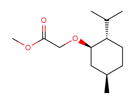 Molecular Structure of 43195-93-3 (methyl L-menthoxyacetate)