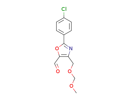 2-(4-Chlorophenyl)-4-[(methoxymethoxy)methyl]-1,3-oxazole-5-carbaldehyde