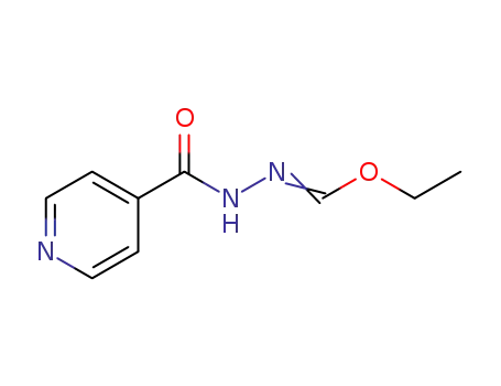 Molecular Structure of 5459-11-0 (ethyl (pyridin-4-ylcarbonyl)hydrazonoformate)