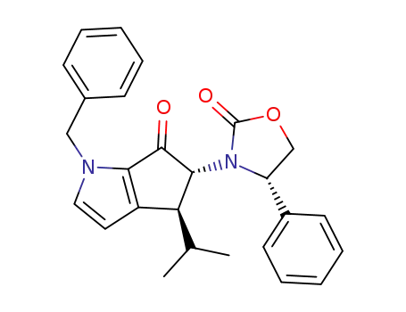 (S)-3-{(4S,5R)-1-benzyl-4-isopropyl-6-oxo-1,4,5,6-tetrahydrocyclopenta[b]pyrrol-5-yl}-4-phenyloxazolidin-2-one