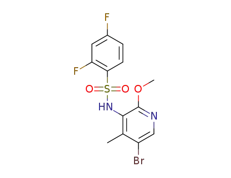 N-[5-bromo-4-methyl-2-(methyloxy)-3-pyridinyl]-2,4-difluorobenzenesulfonamide