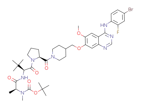 C<sub>41</sub>H<sub>55</sub>BrFN<sub>7</sub>O<sub>7</sub>
