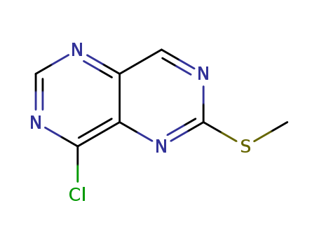 Pyrimido[5,4-d]pyrimidine, 8-chloro-2-(methylthio)-