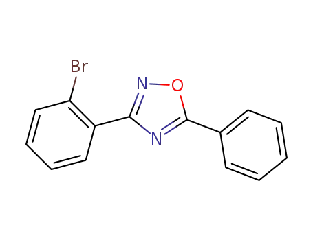 Molecular Structure of 827332-78-5 (3-(2-Bromophenyl)-5-phenyl-1,2,4-oxadiazole)
