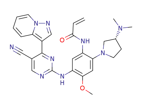 C<sub>28</sub>H<sub>29</sub>N<sub>9</sub>O<sub>2</sub>
