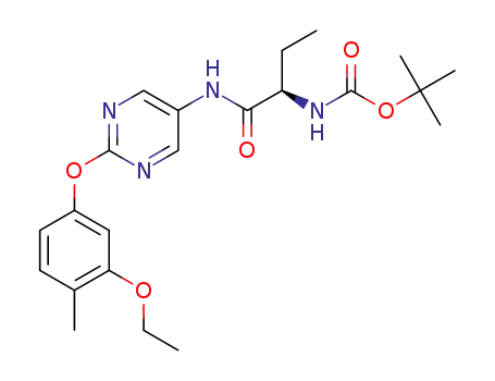 1,1-dimethylethyl ((1R)-1-{[(2-{[3-(ethyloxy)-4-methylphenyl]oxy}-5-pyrimidinyl)amino]carbonyl}propyl)carbamate