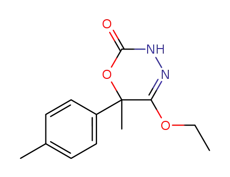 5-ethoxy-6-methyl-6-(4-methylphenyl)-3,6-dihydro-2H-1,3,4-oxadiazin-2-one