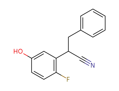 2-(2-fluoro-5-hydroxyphenyl)-3-phenylpropionitrile