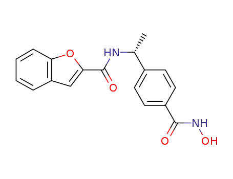 N-((1R)-1-{4-[(hydroxyamino)carbonyl]phenyl}ethyl)-1-benzofuran-2-carboxamide