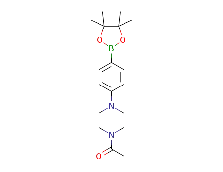 4-(4-아세틸피페라지노)페닐보론산, 피나콜 에스테르