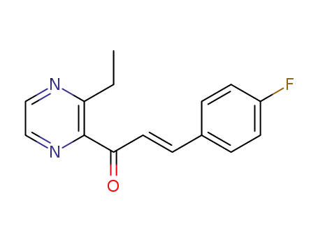 (E)-1-(3-ethylpyrazin-2-yl)-3-(4-fluorophenyl)prop-2-en-1-one