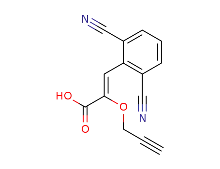 (Z)-3-(2,6-dicyanophenyl)-2-(prop-2-ynyloxy)acrylic acid