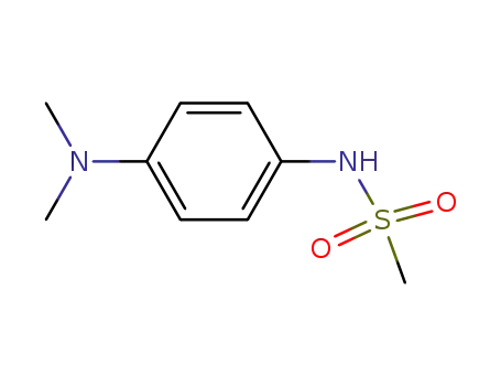 Molecular Structure of 63084-78-6 (Methanesulfonamide, N-[4-(dimethylamino)phenyl]-)