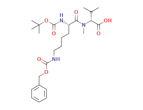 N<sub>2</sub>-[(tert-butoxy)carbonyl]-N<sub>6</sub>-[(phenylmethoxy)carbonyl]-L-lysyl-N-methyl-D-valine