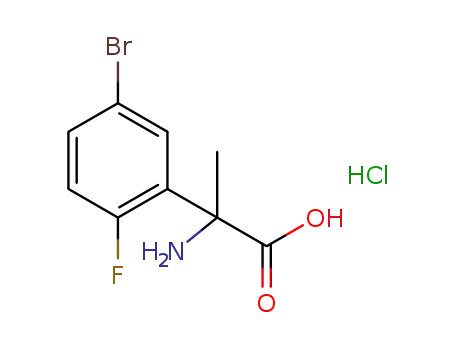 2-amino-2-(5-bromo-2-fluorophenyl)propanoic acid hydrochloride