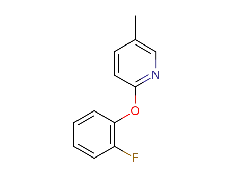 Molecular Structure of 1357293-57-2 (2-(2-fluorophenoxy)-5-methylpyridine)