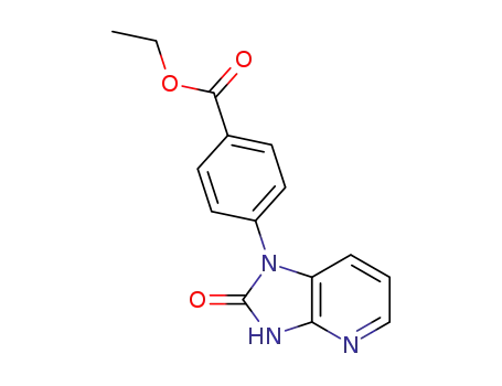 Molecular Structure of 1357196-01-0 (ethyl 4-(2-oxo-2,3-dihydroimidazo[4,5-b]pyridin-1-yl)benzoate)