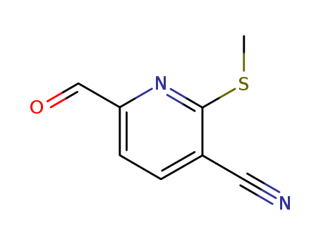 3-Cyano-2-(methylthio)pyridine-6-carboxaldehyde