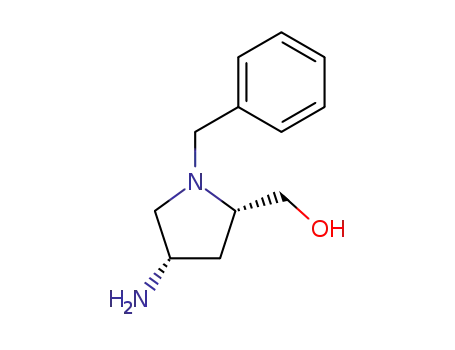 Molecular Structure of 142292-37-3 ((2S,4S)-(4-amino-1-benzylpyrrolidin-2-yl)methanol)