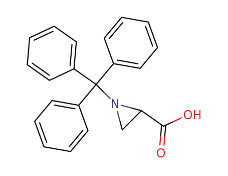 1-tritylaziridine-2-carboxylic acid