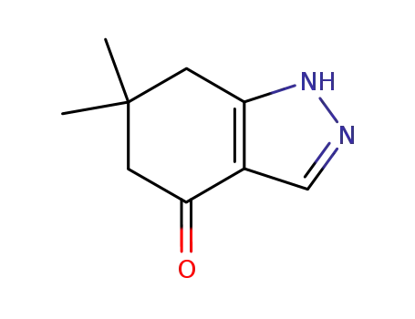 4H-Indazol-4-one, 1,5,6,7-tetrahydro-6,6-dimethyl-