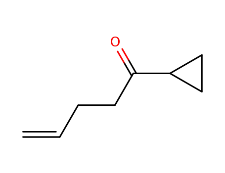 Molecular Structure of 31594-49-7 (4-Penten-1-one, 1-cyclopropyl-)