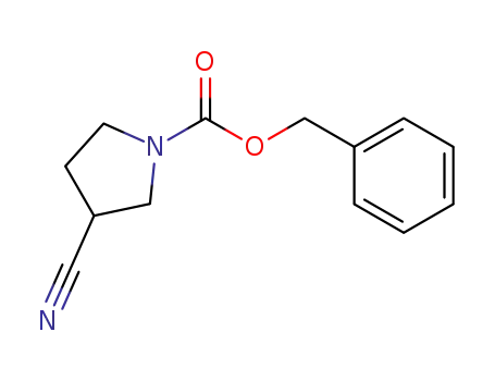 Molecular Structure of 188846-99-3 (1-N-CBZ-3-CYANO-PYRROLIDINE)