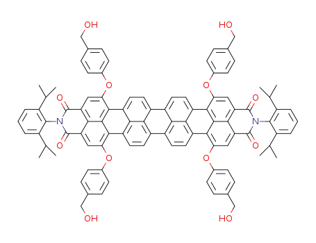N,N’-(2,6-diisopropylphenyl)-1,6,11,16-tetra(4-hydroxymethylphenoxy)quaterrylene