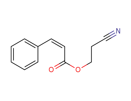 Molecular Structure of 1410860-77-3 ((Z)-2-cyanoethyl 3-phenylacrylate)