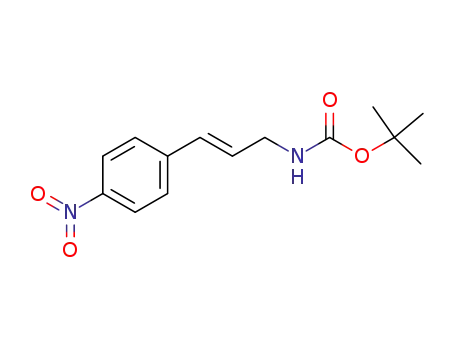 Molecular Structure of 139200-38-7 (Carbamic acid, [3-(4-nitrophenyl)-2-propenyl]-, 1,1-dimethylethyl ester)