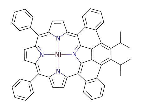 Ni(C<sub>20</sub>H<sub>6</sub>N<sub>4</sub>(C<sub>6</sub>H<sub>5</sub>)2(C<sub>6</sub>H<sub>4</sub>)2C<sub>4</sub>(CH(CH<sub>3</sub>)2)2)