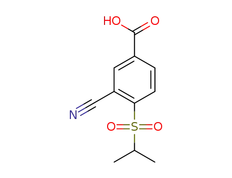 3-cyano-4-isopropylsulfonylbenzoic acid