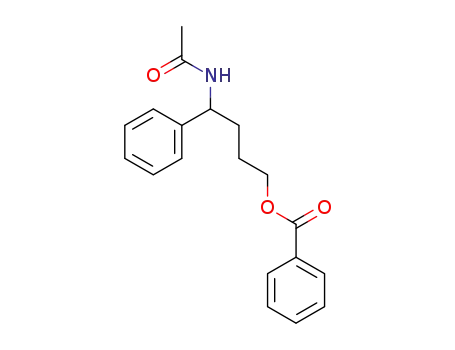 N-(4-benzoyloxy-1-phenylbutyl)acetamide