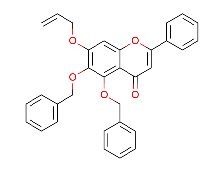5,6-bis(benzyloxy)-2-phenyl-7-(prop-2-en-1-yloxy)-4H-1-benzopyran-4-one