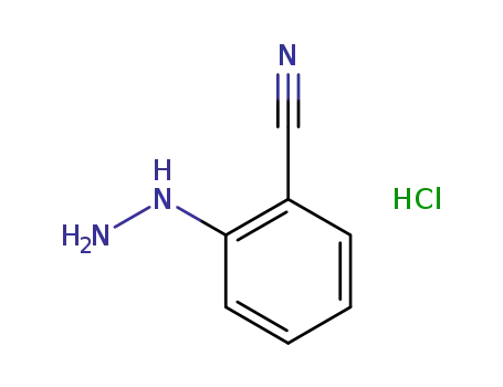 Molecular Structure of 1030287-80-9 (2-HYDRAZINO-BENZONITRILE HYDROCHLORIDE)