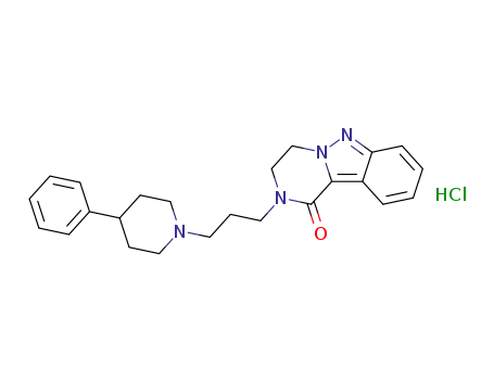 2-[3-(4-phenylpiperidin-1-yl)propyl]-3,4-dihydropyrazino[1,2-b]indazol-1(2H)-one hydrochloride