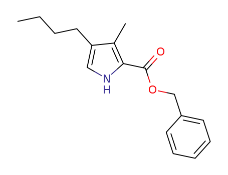 benzyl 4-butyl-3-methylpyrrole-2-carboxylate